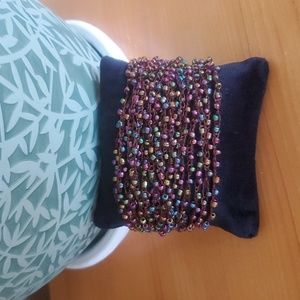 Brown Beaded Bracelet